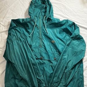 Lacoste Teal Windbreaker Jacket
